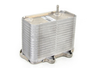 Radiateur Refroidisseur d'huile sur le moteur. Porsche 997 3.8L - 99710702500, 997 107 025 00, 8MO376729621, 99710702502