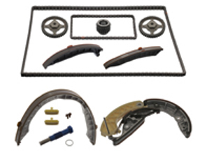 Motorsteuerkettensatz für Nockenwelle und Ölpumpe. Porsche 970 3.6L Panamera - 94810516902, 94610725201, 94810516910, 94610725801, 94810223111, 94610518000, 94810518111, 94810502312, 94810516612, 94610506800, 94810506510, 94610725300 - 45675, 59822Set, 90001147