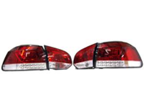 Knipperlichten achter LED Rood & Helder R-LINE LOOK VW GOLF MK6 (PAAR) - 2215992, 0002215992