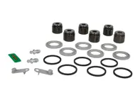Hochleistungs-Bremssattel-Kolben- und Dichtungssatz für die Vorderachse (34 mm, 36 mm und 38 mm). Passend für Porsche 955 Cayenne 3,2 l und 957 Cayenne 3,6 l. - 95535191501, 95535191502 - 673402