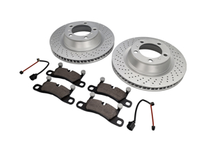 Pack Plaquettes et Disques de Frein ARRIERE Porsche 991 3.4L - 99135240100, 99135240200, 99135293904