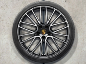 22' Cayenne RS Spyder Design Jantes en alliage et pneus d'été Porsche d'origine - 9Y0044640N