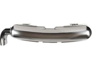 Pot d'échappement / silencieux arrière avec sortie 84mm. Porsche 911 1983-89 - 92.512S, 92512S, 93011104300, 1620604900 - 1620604900