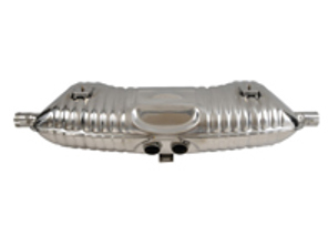 Exhaust muffler / silencer Sports exhaust OE Style without tailpipes. With TÜV/EEC approval. Porsche Boxster 986 - 94.300S, 93400S, 1620606800, 98622094903S, 94.903S, 162070440, 98622094902S, 94.902S, 1620704500, 98622094904S, 94.904S, 16220703900, 98622094905S, 94.905S, 1620704000, 99611114105, 99611114202, 99611114211, 99611115101, 99611115202 - 94.300S, 1620606800