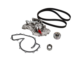 Waterpomp riem & poelie kit. Porsche 928 S4 / 928 GTS - 92810515750, 92810601520, 92810551212, 92810557104