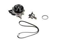 Pompa dell'acqua con alloggiamento, cinghia e kit termostato. Porsche 991.2 Carrera 2S / 4S / 992.1 Carrera 2S / 4S / turbo - 9A712168800, 0PB121688, 9A110655900, 9A110622603, 9A110622602, 9A712111000, 0PB121110A, 0PB903137B, 9A110222100, 0PB121010D, 0PB121010, 0PB121010A, 9A210603974, 9A210603973, 9A210603972, 9A210603971, 9A210603970