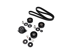 Kit completo di pulegge e cinghie - Tendicinghia, pulegge folli e cinghia di trasmissione - per Porsche 997-1 Carrera 3.6ltr (manuale) 2005-2008 - 99710226000, 99710211700, 99610236550, 99907204109, 99907205901, 99710211800, 99710211900, 99610212754, 99610215166, 99610215168