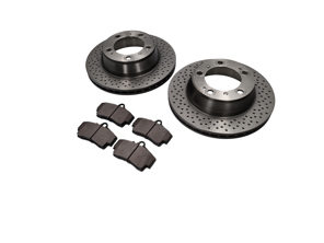 Pack plaquettes de frein arrière + disque de frein. Porsche 996 1997-04 - 99635240104, 98635293911, 99635240104BRE, 98635293911BRE, 99661236501, 90026904701, 99907340201, 99635295901