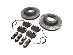 Pack Plaquettes de frein et Disques de frein AVANT pour Porsche Boxster 986 S - 99635140501, 99635140601, 99635294904