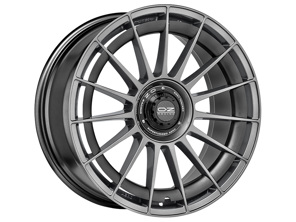 Coppia ruote Superturismo AERO HLT 20" 8,5J ET54 e 11J ET65 Star Graphite OZ Racing