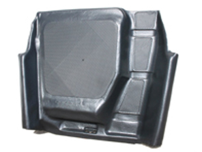 Kunststof kofferbakmat voor in de kofferbak. Porsche 356B T6 / 356C - 64455110306, NLA.551.103.06