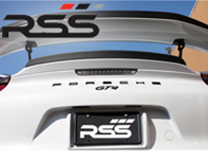 RSS Achterste motorkap Carbon Areo Gurney Flap. Porsche 981 Kaaiman GT4 - 253, 98150551381