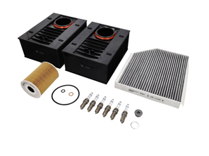 Kit di manutenzione e assistenza per Porsche 95B Macan S / GTS 3.0L / Turbo 3.6L 2014-18 - 0PB115466, 95B129620, PAB81943920, 99917023390, PAF005282, PAF013827, 00004400204