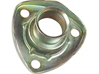 Placa de montaje de estabilizador/barra de torsión. Porsche 911 1965-73 / 930 75-77 / 914 - 90134375401, 1640550100