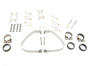 Kit di montaggio per impianto di scarico completo su Porsche 964 - 99311119500, 99908500102, 90007428202, 99908405202, 96411119800, 96411119205, 96411124702, 99902512501, 96411111902, 96411133600, 90007431101, 90022300102, 99908409502, 90007507803, 90002500703, 90015100603, 90007535400, 99950707300