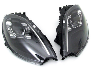 Schwarze LED-Scheinwerfer. Porsche Macan LHD Autos - 95B04490090