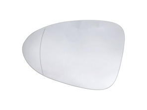 Cristal de retrovisor lateral, convexo, IZQUIERDO para vehículos con volante a la derecha. Porsche 95B Macan 2014>> - 95B857521B, 95B857521J - ZJ-7129-L