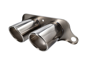 Tube d'échappement DesignTek Titane pour Porsche 997 GT3 / GT3RS 2005>> Twin Bolt on Pipe - 99711125390, 99711125393