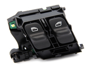 Interruttore finestrino, lato guidatore. Porsche 997 / 987 Boxster / 987C Cayman 2006>> guida a sinistra - 99761315105A05, 99761315105, 99761315104A05, 99761315104