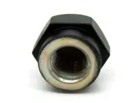 Écrou de cuvette de bras d'essuie-glace avant, NOIR. Porsche 911 / 914 - 90162834100, 90162834111