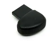 Heater control knob. Black. Porsche 911 1986-89 - 9116131390001C, 9116131390101C