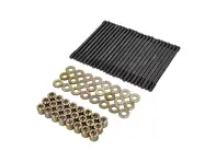 Stehbolzen, Muttern und Unterlegscheiben für Motorkopf, 24er-Set, oberer Standard. Porsche 911 1974-89 - 91110117200, 99903119101, 90110438203, 61610438200, 90110438200, 90110438202, 93010438201