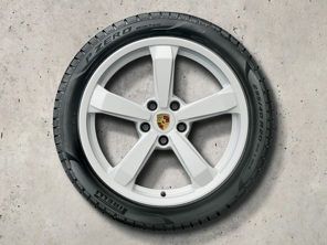 19-/20 pouces 911 (992) Dakar, blanc Jantes alliage et pneus hiver Porsche d'origine - 992044600T