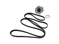 Wasserpumpe, Riemen und Thermostat-Kit. Porsche 991.1 Carrera 2S / Carrera 4S - 0PB121035A, 9A110221800, 0PB903137A, 9A110222602, 9A110622603, 9A712111000, 9A110655900, 0PB121688