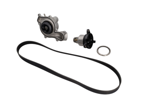 Kit di inserimento pompa acqua, cinghia e termostato Porsche 9YA Cayenne / 971 Panamera / 95B.2 / 95B.3 Macan V6 - 9A712101304, 9A712168800, 9A110655900, 0PB121688, 9A790313710, 9A712101303