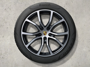 Jantes alliage 21" Cayenne Exclusive Design et pneus été Porsche d'origine - 9Y0044663H