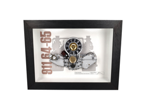 Engine 901 model cutaway Porsche Art - Box framed 1:4 scale