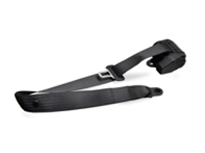 Cintura di sicurezza posteriore NERA. Porsche 964 >>93 - 9648039020070B, 96480390200