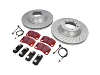 Pack Disques de Frein avec Plaquettes Sport EBC Porsche 997 C2 3.6L - 99735240502ABS, 99735240502, 99735240602ABS, 99735240602, DP31930C, 99735208602, 99761275402