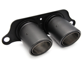 Terminale di scarico DesignTek in fibra di carbonio per Porsche 991 GT3 - 99111125390, 99111125393, 99111125391