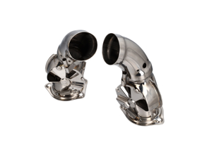 Kachelklep doos. Porsche 911 / 930 1987-89 RVS SET VAN 2 - 9220001, 91121101400, 91121101300