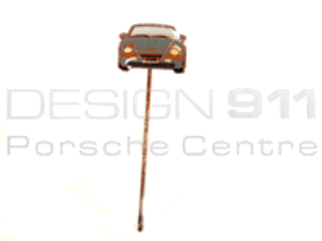 Anstecknadel 'Porsche 968' Grau
