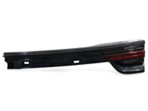 Sezione interna della luce posteriore nera. Porsche 971 Panamera con guida a destra - 714020760705, 714020760805, 973945207A, 973945208A