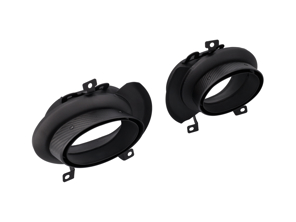 Tubos de escape DesignTek diseño redondo doble, cromado para Porsche 997.2 - 992251187L, 992251187AG, 992251187AR, 992251188L, 992251188AG, 992251188AR