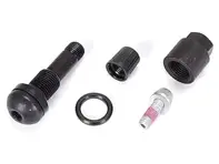 Vástago de la válvula del monitor de presión de los neumáticos en negro. Porsche 991 GT3 / 718 Caimán / 971 Panamera - 9P1601361B, 9P1601361G, 9P1601361E