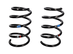 Rear Coil Springs (Pair) - Squirrel Grey/Fire Red Markings - for Porsche 718 (982) Boxster (PDK/Without PASM) 2017>> - 982511115A504