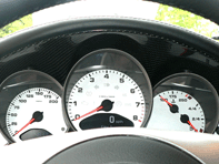Instrumenten-surround van koolstofvezel. Porsche 987 / 987C - 98755222801CFB, 98755222701CFB