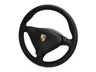 Lederlenkrad mit Kunstleder-Airbag. Porsche 993 / 996 / 986 Schaltgetriebe - 00004440018, 000044400188YR, 000044400186XL, 00004440018H24, 00004440018T15, 00004440018M30, 00004440018J30, 00004440018S30, 00004440018C50, 00004440018G10, 00004440018B50