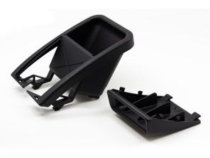 Aschenbecher entfernen, PCCM+ Gehäuse. Porsche 964 mit Airbag / 993 - 96455292300, 96455292500 - RNND.964.02.BLA/A