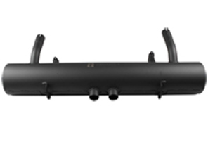 Marmitta di scarico / scatola posteriore Silenziatore. Porsche 356B/C/912 USA - 61611101005, 61611101005S, 92.311, 92311, 1620600500 - 1620600500