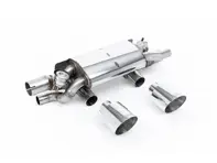 Milltek 运动型排气后消音器（PSE），带 GT-115 抛光尾嘴。适用于 2015-19 款保时捷 991.2 3.0LT / S / GTS - 9P1251053A, 9P1251053C, 9P1251053B, 9P1251053D - SSXPO198