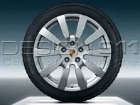 20' Cayenne SportDesign II Alufelgen 4 Felgen & 4 Winterreifen Original Porsche - 95804460130, 95804460140