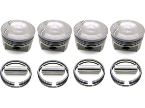 Set pistoni motore PORSCHE 944 TURBO 2.5L da utilizzare solo nei fori in alluminio di fabbrica - 930070776