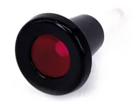 Bouton pour feux de détresse avec insert rouge. Porsche 911/912 JUSQU'À 1968 - 90155282101