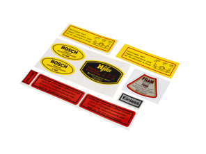 Stickerset voor Porsche 356 - 64470100101