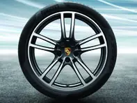 Llantas de aleación Cayenne Turbo de 21' y neumáticos de verano Original Porsche - 9Y0044660H, 9Y0044660F, 9Y0044661F
